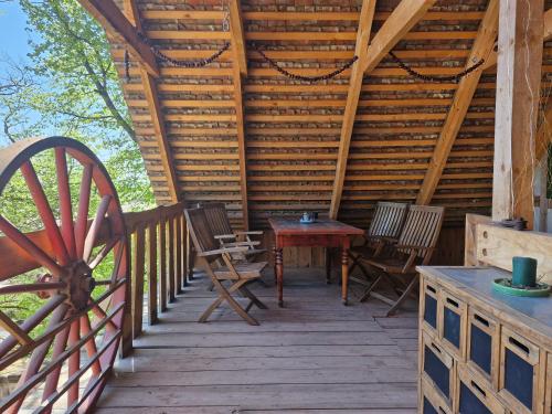 Balkons/terase, Wohnen auf dem Rittergut Friedeburg - mit direkter Nähe zur Saale (Wohnen auf dem Rittergut Friedeburg - mit direkter Nahe zur Saale) in Wettin-Lobejun