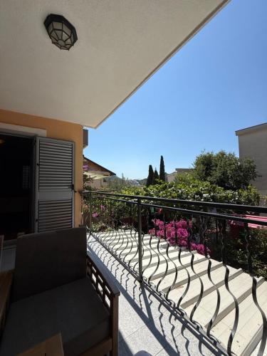 Erkély/terasz, Apartment Stana in Petrovac