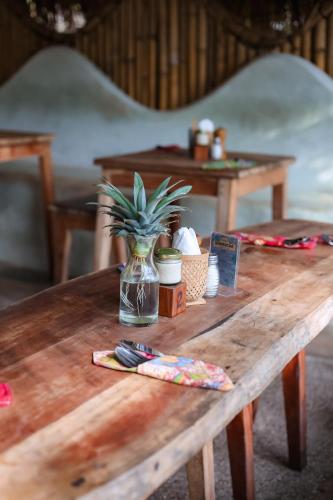 Restaurant, Jungalow in Lombok