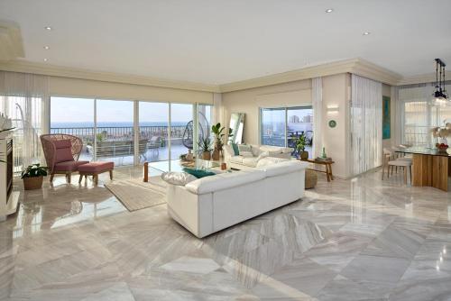 Quarto de hóspedes, The Sea View Penthouse Ashdod in Ashdod