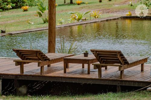 Águas de Maria Refúgio com Nascente e Lago Exclusivo- no centro de Serra Grande