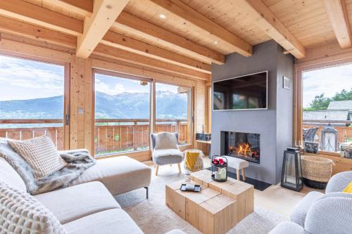 Touti LUXURY & NEW BUILD chalet 10 pers by Alpvision Résidences