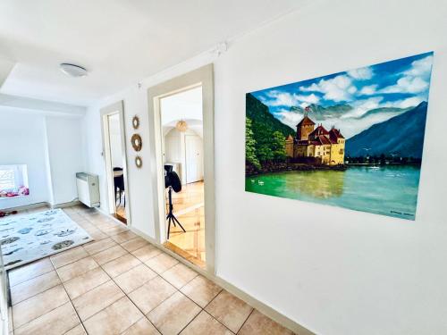 Historic House near Montreux, Leysin and Villars in Aigle