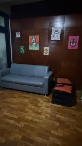 Shared lounge/TV area, Maracana Hostel Sport Bar in Maracana