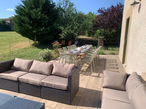 Gîte rénové campagne chic, 6 chambres pour 13 pers., jardin, terrasse, Haute-Loire - FR-1-582-527 (Gite renove campagne chic, 6 chambres pour 13 pers., jardin, terrasse, Haute-Loire - FR-1-582-527) in Saint-Berain
