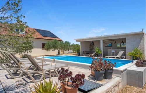 Amazing Home In Vodice With Private Swimming Pool, Can Be Inside Or Outside