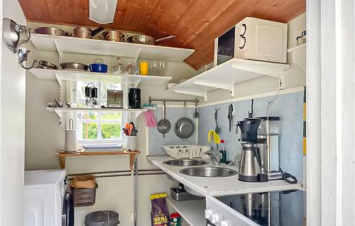 virtuve, 1 Bedroom Gorgeous Home In Romakloster in Hejde