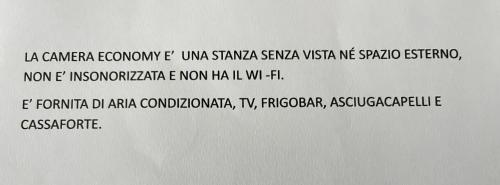 Camera doppia, economy