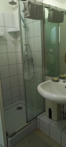 淋浴間, Apartament w Jeżowie Sudeckim (Apartament w Jezowie Sudeckim) in 扎博布澤