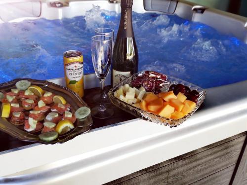 Maison détente avec jacuzzi spa massant