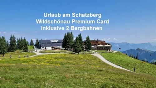 Berggasthof Schatzbergalm in Thierbach, Österreich