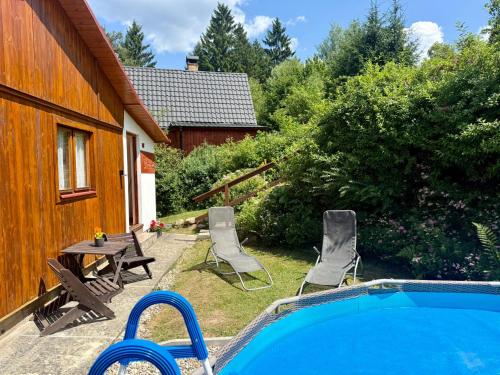 Chata Jitřenka (Chata Jitrenka) in Jetrichovice U Decina