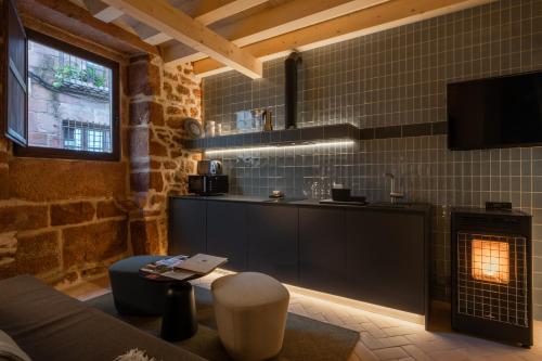 virtuve, Apartamentos Vilafamés Antic Palau (Apartamentos Vilafames Antic Palau) in Vilafames