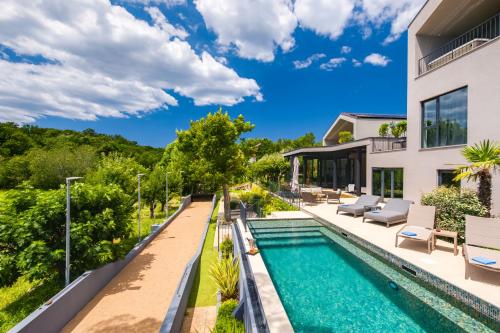 Úszómedence, Villa Casa Meline in Tribulje