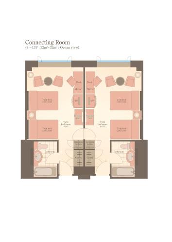 Two Connecting Twin Rooms - Non-Smoking