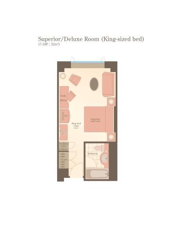 Deluxe Double Room with Ocean View - Smoking