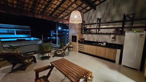 Konyha, Casa do Sérgio lindo loft ideal para casa e pequena família,moderno e confortável (Casa do Sergio lindo loft ideal para casa e pequena familia,moderno e confortavel) in Portal das Artes