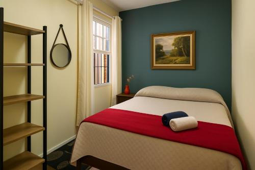 1 double bed