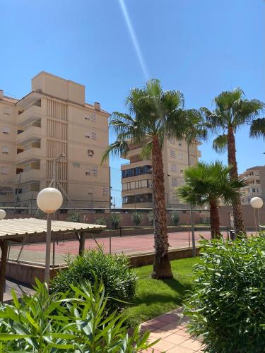 Kilátás, Arenales del Sol, Apartamento familiar con piscina, parking y playa a 5 minutos in Arenales Del Sol