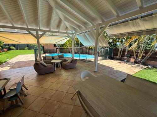 parveke/terassi, Villa Morne-Bou in Petit-Bourg