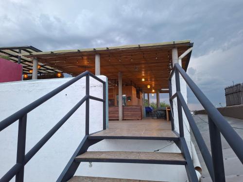 陽台/露台, 拉卡特里娜旅館 (La Catrina Hostel) in 聖米格爾－德阿連德