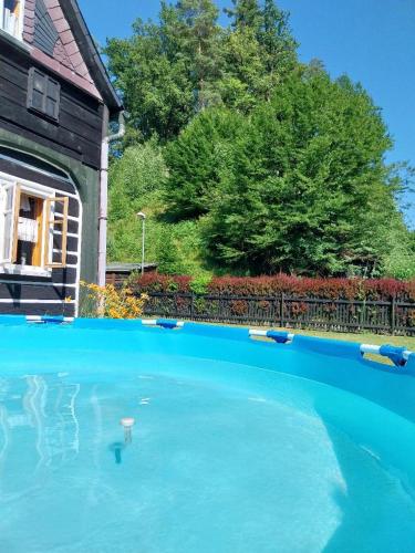 Zwembad, Medová chaloupka Jetřichovice České Švýcarsko (Medova chaloupka Jetrichovice Ceske Svycarsko) in Jetrichovice U Decina