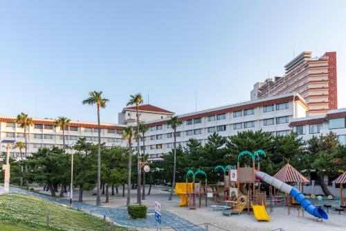 A szálláshely kívülről, Shiraraso Grand Hotel in Sirahama