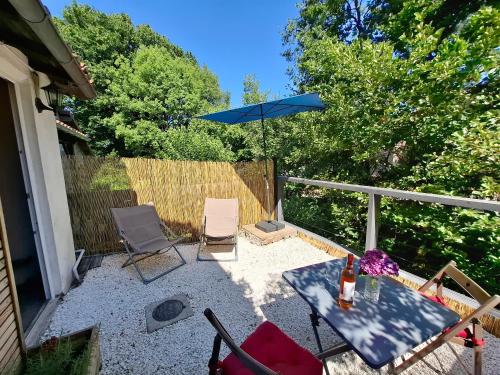 Балкон/терраса, Heaven's Cottage in Нантьа