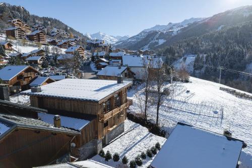 View, Le Chalet des Amis - Meribel - piscine, cine, salle de jeux in Meribel