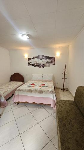 1 double bed, 1 twin bed, 1 sofa bed