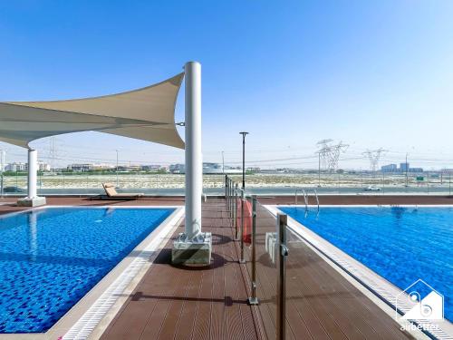 Serene Luxe l Modern 1BR in Meydan with Pool, Dubai (foto 9)