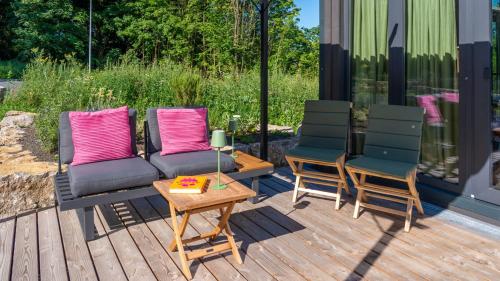 Rõdu/terrass, Bell-Tiny Homes in Steinau an der Strasse