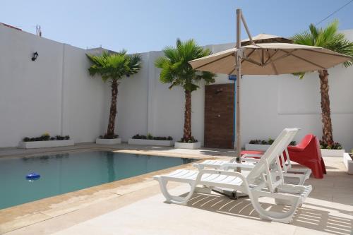 View, Chambre double privee, Surf Camp Achakkar in Achakkar