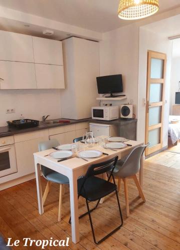 Les Belles Terrasses Dieppe ,3 appartements , LE VEGETAL de 1 a 8 personnes , LE TROPICAL de 1 a 6 p - Phare d'Ailly