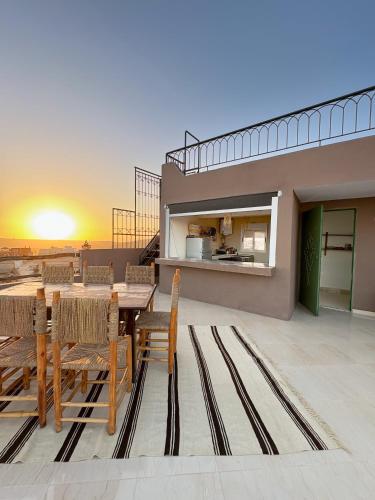 타가주 Taghazout Private Villa with Sea View 3성급 싱글룸 로비