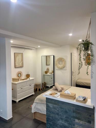 Grand studio Cinema Plage et vieil Antibes a 600m in Le Ponteil