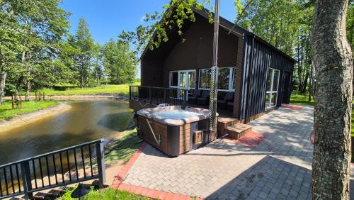 Exterior view, Zupe Dream House with jacuzzi and sauna in Sendvario