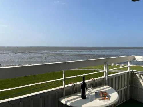 Tideblick in Büsum, Deutschland