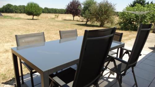 La Petite Grange gite climatise plain-pied 3 chambres 5 personnes 2 toilettes, parking, WIFI, piscin in 萊因亞克