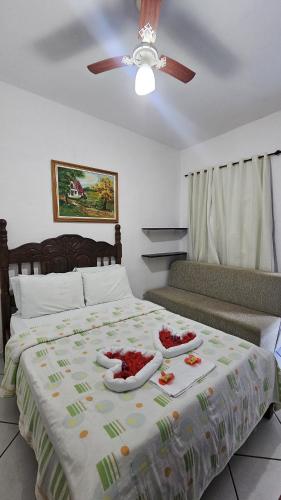 1 double bed, 1 sofa bed