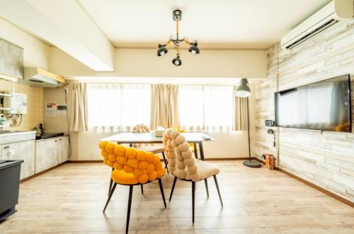 難波ド真ん中の1室貸切3LDK3beds