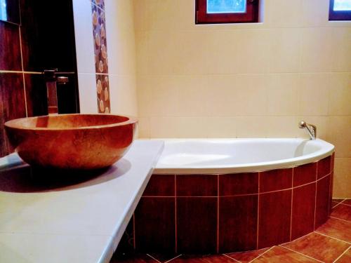 Fürdőszoba, Apartmán U Zebry (Apartman U Zebry) in Bila Tremesna