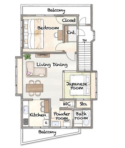 Vacation Rental -Nagumo301-, Tokio (Foto 6)