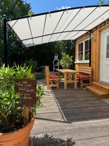 Holzhaus mit Trailer lasse die Seele baumeln in Wettringen (Bavaria)