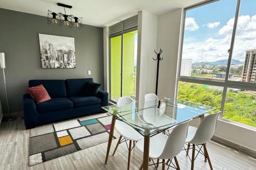 Moderno apartamento con balcon y vista al guadual, Piscina y parqueadero in San Joaquin