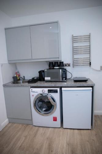 Køkken, Modern Serenity 1 Bedroom Stay in Tilbury