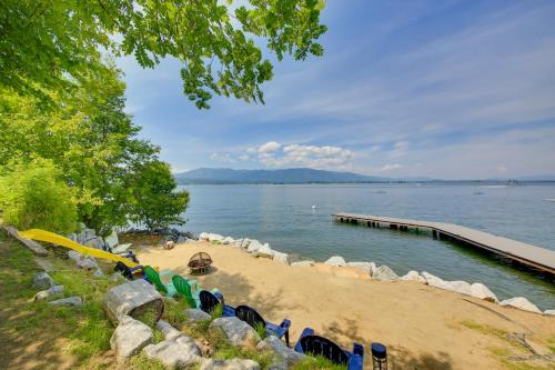 Steps to Lakefront Home Near Schweitzer Mtn!