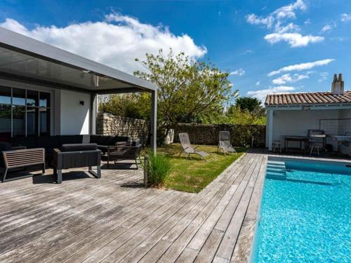 Maison familiale calme avec piscine sécurisée - FR-1-835-32 gîte à louer La Croix d'Yon
