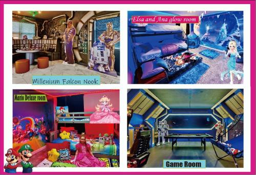 Disney StarWars Lucury themed home resort Gameroom Pool 20 min to Disney World dw3