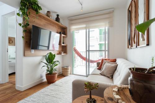 Apartamento pet friendly com rede, Wi-fi e garagem, Petrópolis